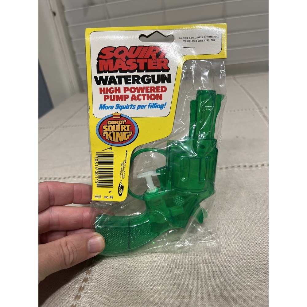 Vintage 1983 Squirt Master Gordy Squirt King New dead stock